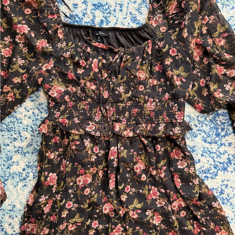 NWOT Floral Long Sleeve Dress